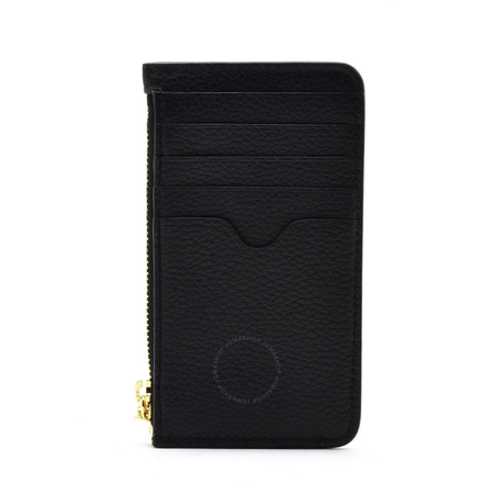 Alexander Mcqueen Alexander McQueen Black Leather Card Holder 554199 BPT0G 1000