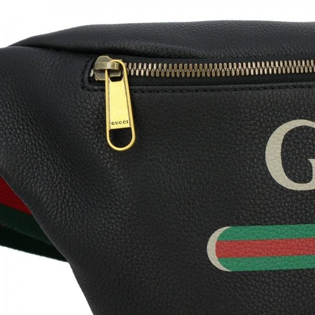 Gucci Men's  Print Belt Leather Bag 530412 0GCCT 8164