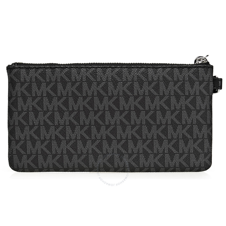 Michael Kors Medium Jet Set Wristlet- Black 32S7SJSW2B-001