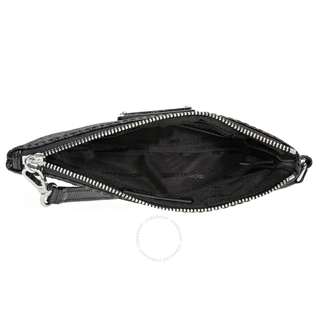 Michael Kors Medium Jet Set Wristlet- Black 32S7SJSW2B-001