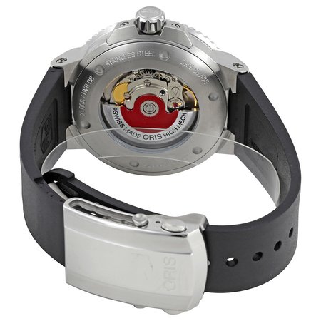 Oris Aquis Black Dial Automatic Men's Rubber Watch 01 733 7730 4159-07 4 24 64EB