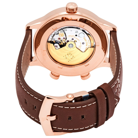 Patek Philippe Calatrava Pilot Travel Time 18kt Rose Gold Automatic Men's Watch 5524R-001