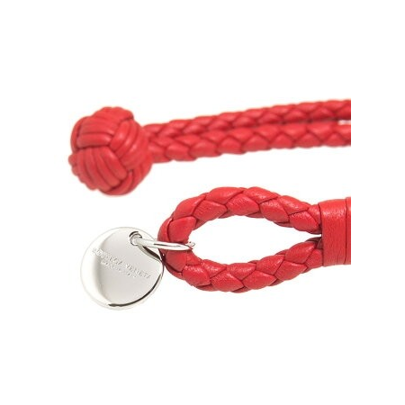 Bottega Veneta Ladies Berry Red Db Knots Bracelet Size Small 113546 V001D 6411