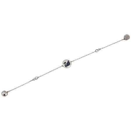 Swarovski Remix Collection Swan Strand Blue Rhodium Plating 5375252