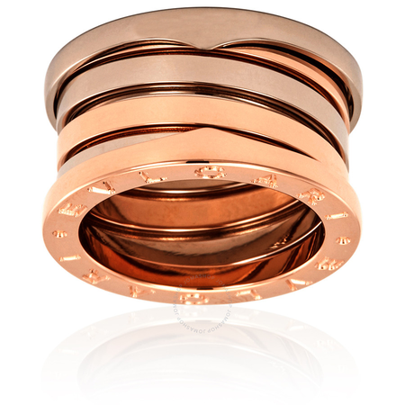 Bvlgari B.Zero 1 18kt Pink and White Gold 4 band Ring- Size 53 (U.S 6 1/2) 354916