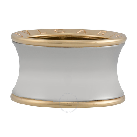 Bvlgari B.zero1 Anish Kapoor Pink Gold and Steel Ring Size 345876