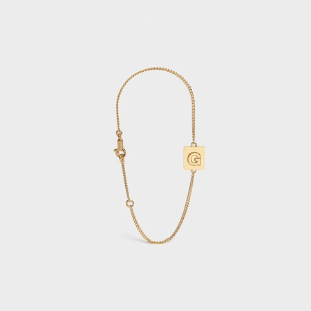 Celine Alphabet G Bracelet 46B0G6BRA.35OR