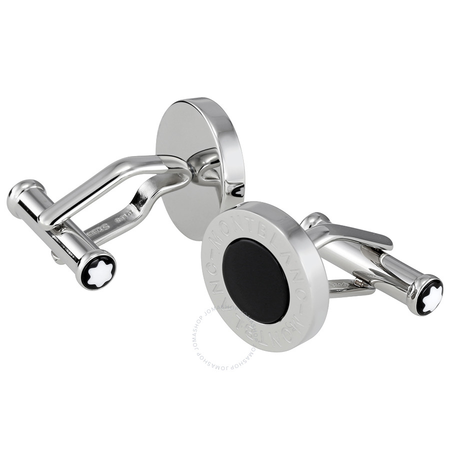 Montblanc Meisterstuck Round Steel Cufflinks 107463