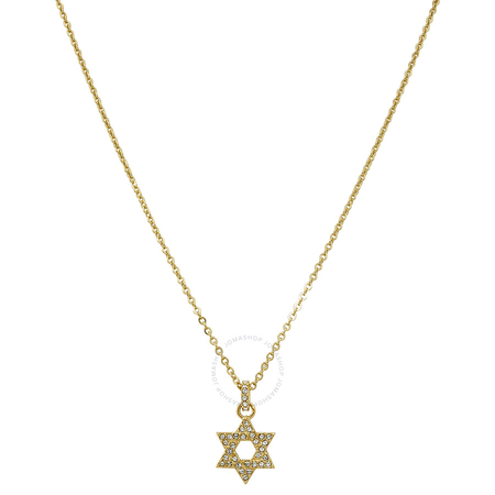Swarovski Gold-Plated Star of David Necklace 5413412