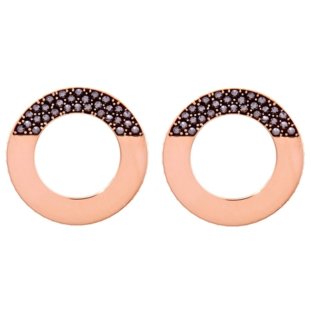 Swarovski Hoop Fever Round Pierced Earrings 5352005