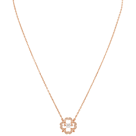 Swarovski Sparkling Dance Rose Gold Plated Necklace 5408437