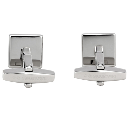 Swarovski Square Stainless Steel Cufflinks 5060553