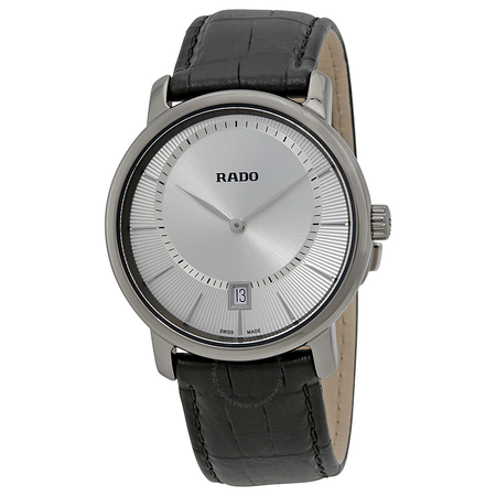 Rado DiaMaster Quartz Silver Dial Ceramic Men's Watch R14135106