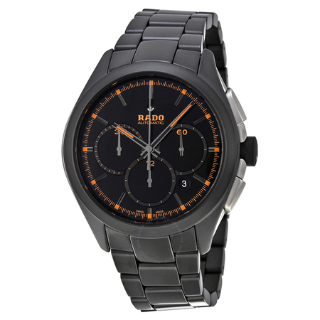 Rado Hyperchrome Automatic Chronograph Black Dial Black Ceramic Men's Watch R32525162