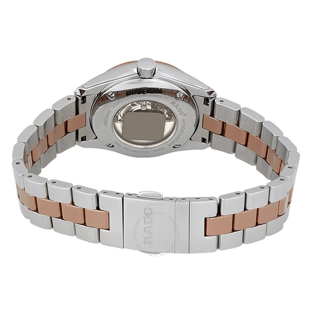 Rado HyperChrome S Automatic Mother Of Pearl Diamond Dial Ladies Two Tone Watch R32087902