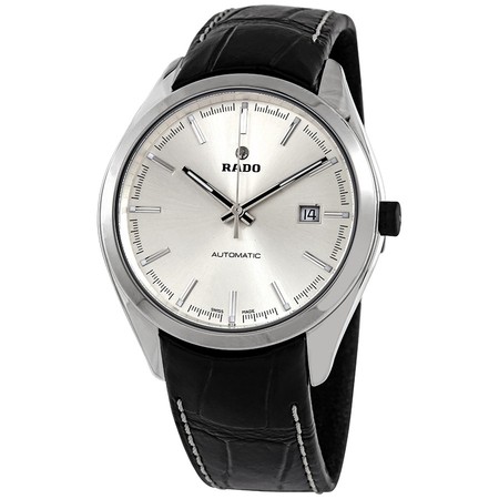 Rado HyperChrome XL Silver Dial Automatic Men's Leather Watch R32272105