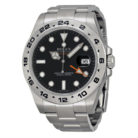 Rolex Explorer II Black Dial Stainless Steel Oyster Bracelet Automatic Men's Watch 216570BKSO