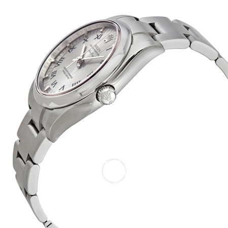 Rolex Oyster Perpetual 34 Grey Dial Stainless Steel Bracelet Automatic Men's Watch 114200GYRO