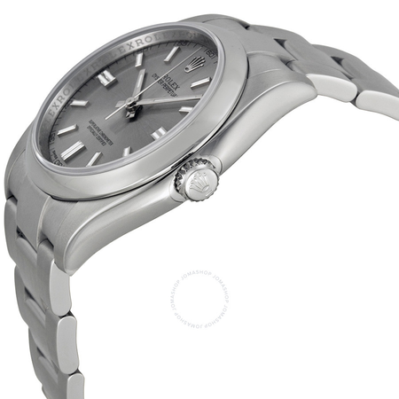 Rolex Oyster Perpetual 36 mm Rhodium Dial Stainless Steel Bracelet Automatic Men's Watch 116000RSO