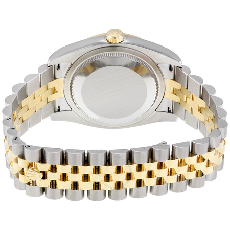 Rolex Oyster Perpetual Datejust 36 Champagne Dial Stainless Steel and 18K Yellow Gold Jubilee Bracelet Automatic 36 mm Watch 116243CDJ