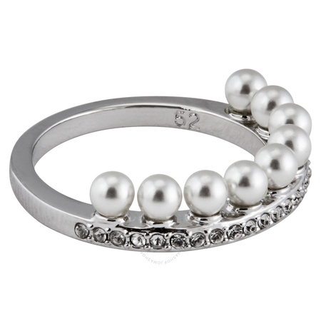 Swarovski Swarovski Lisboa Ring White Rhodium Plated Size 52 5412303