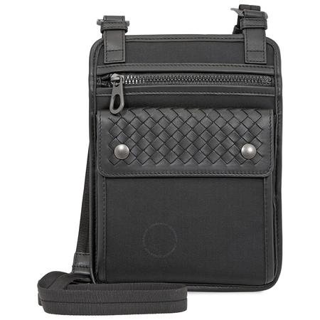 Bottega Veneta Men's Multi-Functional Case in Meridian- Black 549038 VAYE7 1000