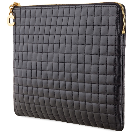 Celine Celine Black Charm Quilted Pouch 10B813BFL.38NO