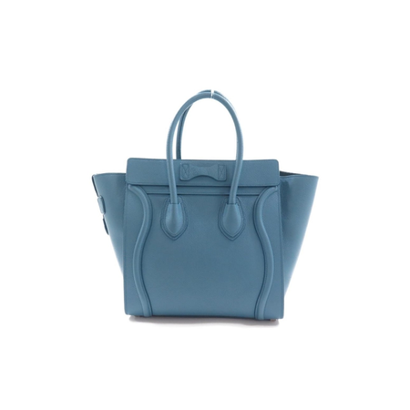 Celine Micro Luggage Slate Blue Handbags 189793DRU.07SU