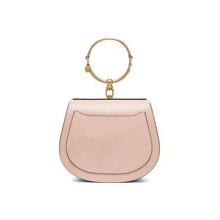 Chloe Chloe Beige Medium Nile Bracelet Bag In Smooth & Suede Calfskin CHC17US300HEU268