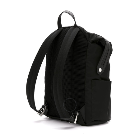Fendi Fendi Men's Black Nylon and Leather Backpack 7VZ035-6OD-F0GXN