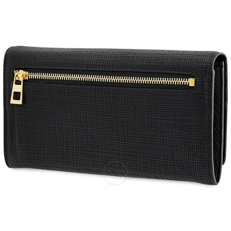 Loewe Loewe Black Linen Continental Wallet 101.K98.1100