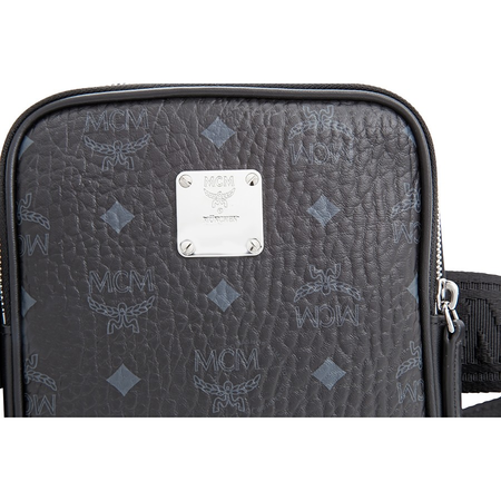 MCM Mcm Ladies Leather Stark Black Stark Belt Bag MUZ8AVE11BK001