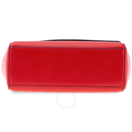 Michael Kors Ava Extra-Small Leather Crossbody Bag- Bright Red 32T8GF5M1L-204