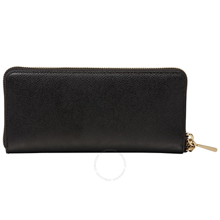 Michael Kors Jet Set Travel Leather Continental Wallet - Black 32S5GTVE9L