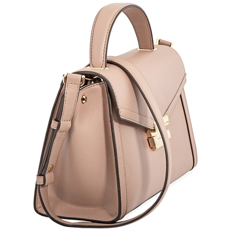 Michael Kors Whitney Medium Leather Satchel - Fawn 30T8TXIS6L-133