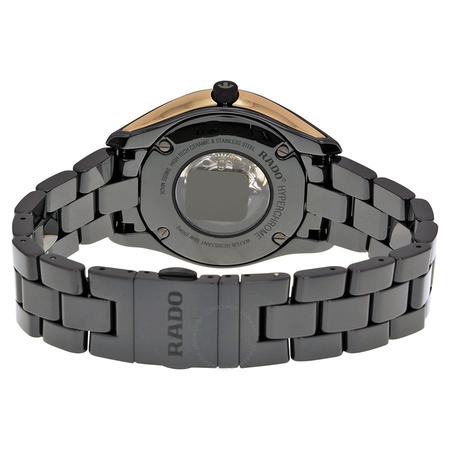 Rado Hyperchrome Automatic Black Dial Black Ceramic Ladies Watch R32255152