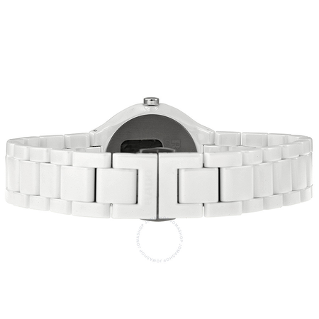 Rado True Thinline White Dial White Ceramic Ladies Watch R27958112