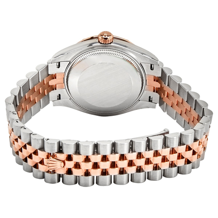 Rolex Datejust 31 Dark Rhodium Dial Ladies Steel and 18kt Everose Gold Jubilee Watch 278341DRRDJ