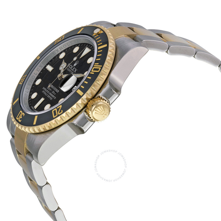 Rolex Submariner Black Dial Stainless Steel and 18K Yellow Gold Oyster Bracelet Automatic Men's Watch 116613BKSO 116613LN