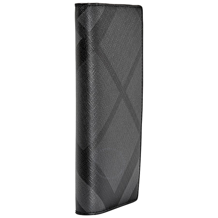 Burberry Men's Long Yen Wallet London Check Charcoal Cavendish 4056415