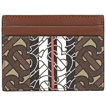 Burberry Burberry Printed Fabeic And Leather Card Holder 8020401