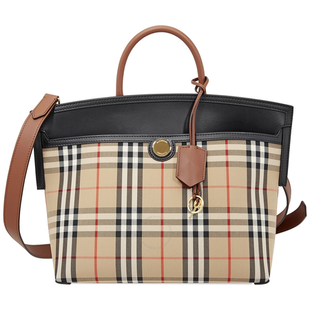 Burberry Burberry Small Vintage Check Society Top Handle Bag 8023124