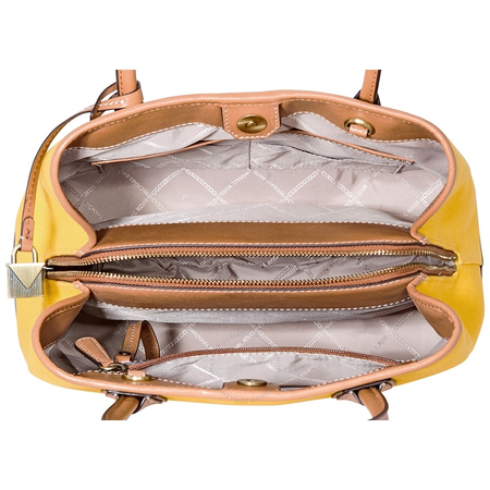 Michael Kors Mercer Gallery Medium Satchel- Jasmine Yellow 30H8BZ5T6C-717
