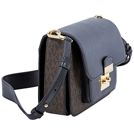 Michael Kors Sloan Editor Large Shoulder Bag - Brown/Black 30H8GS9L3B-292