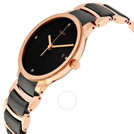 Rado Centrix Jubile Black Dial Black Ceramic Men's Watch R30554712