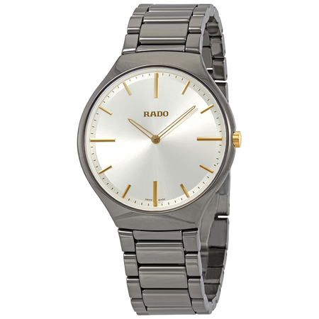 Rado True Silver Dial Ceramic Men's Watch R27955112