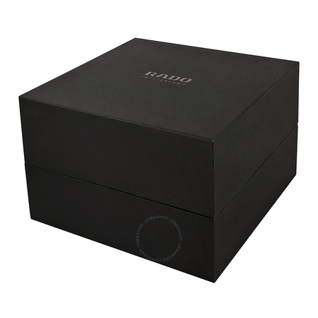 Rado True Thinline Black Dial Gunmetal Ceramic Ladies Watch R27956152