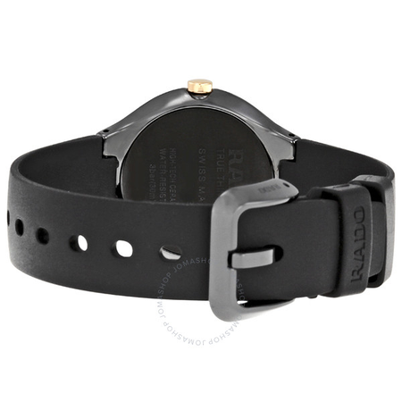Rado True Thinline Black Diamond Dial Ladies Watch R27742709