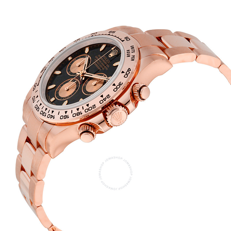 Rolex Cosmograph Daytona Black Dial 18K Everose Gold Oyster Bracelet Automatic Men's Watch 116505BKSO
