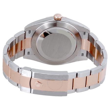 Rolex Datejust 41 Chocolate Brown Dial Steel and 18K Rose Gold Men's Watch 116589 SALV8RUBY